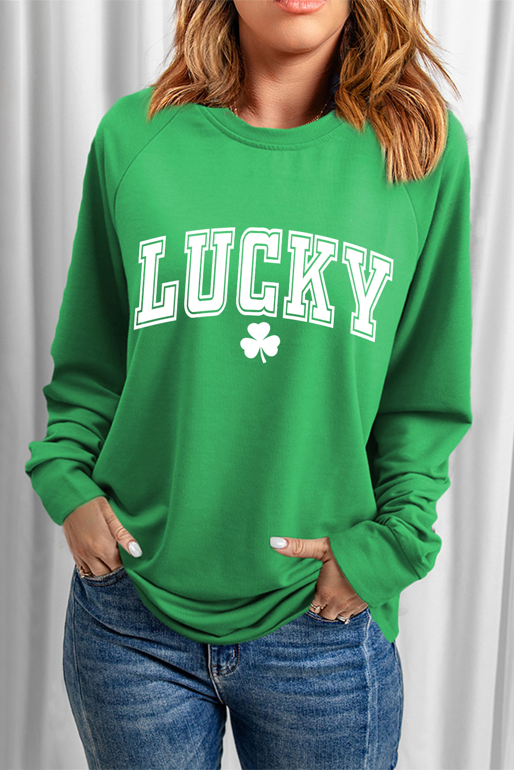 St. Patrick Day Green Lucky Sweatshirt