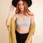 Contour Rib Knit Brami Lounge Top