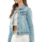 Spandex  Ladies  Casual Denim Jacket