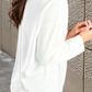 White Chenille Holly Jolly Graphic Long Sleeve Top