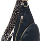 Leopard Strap Sling Backpack