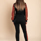 Segovia leopard print tracksuit set, red