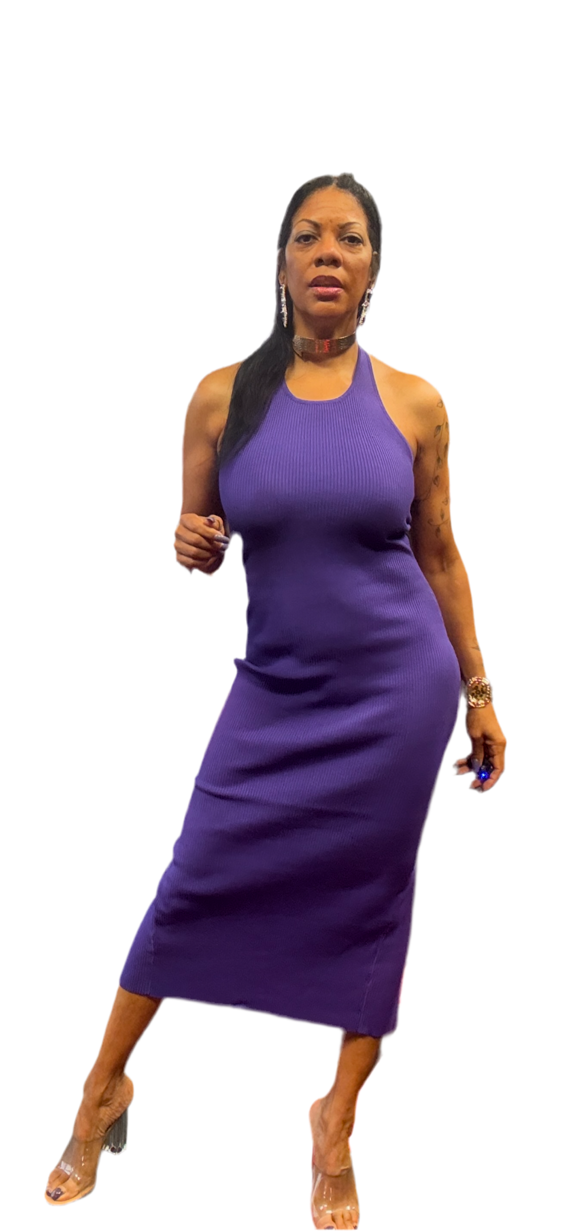 Alpha C Apparel Women Long Pencil Dress