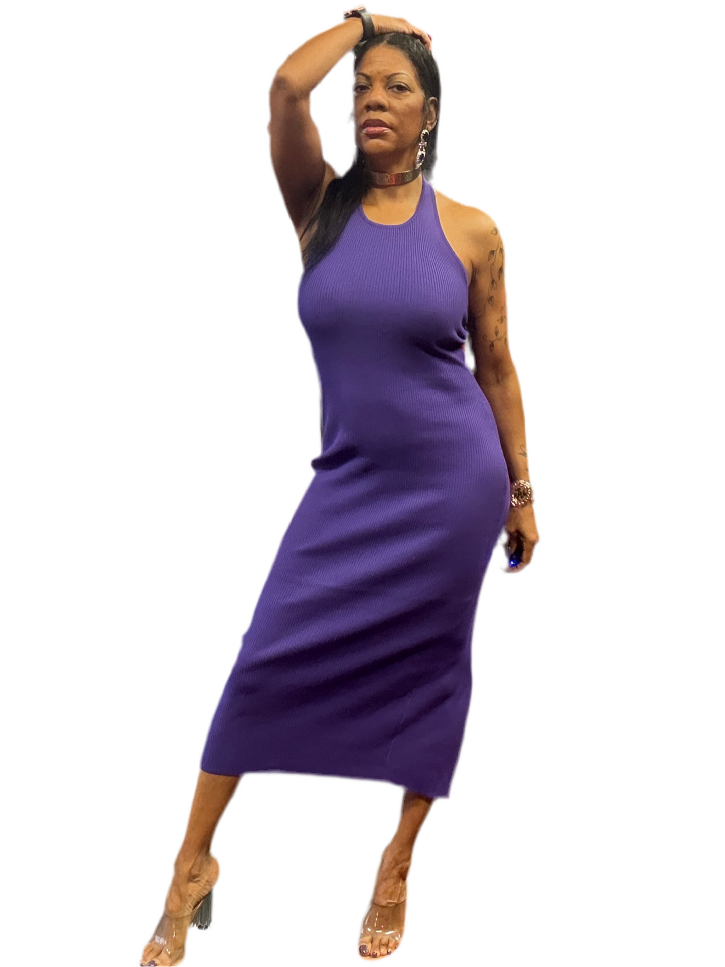 Alpha C Apparel Women Long Pencil Dress