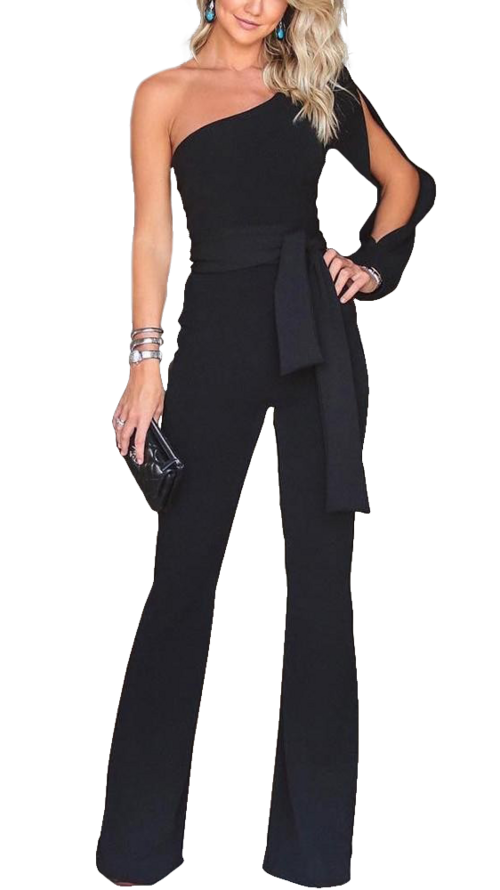 JUMPSUIT CHARLEE - BLACK