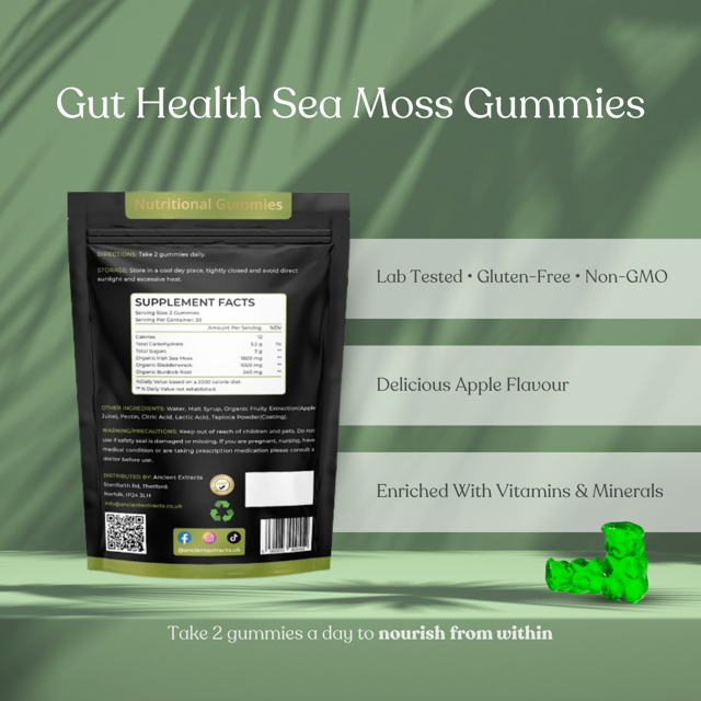 Organic Sea Moss Gummies Apple Flavour