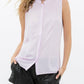 Women's Stand Collar Sleeveless Blouse