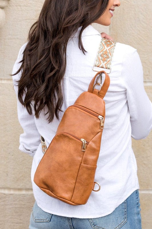 Evie Everyday Sling Bag Aili's Corner Cognac / OneSize