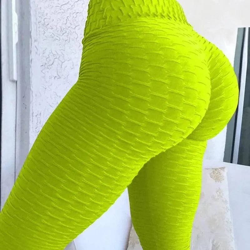 Women Fitness Leggings High Waist Workout Leggins Mujer Push Up Fashion Solid Jeggings Women Pants 0 Alpha C Apparel Fluorescent green / XL