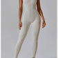 Tight-fitting One-piece Aerial Yoga Suit HW5PYKFE9L Active Jumpsuits Alpha C Apparel 10/M / Apricot Cream