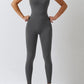 Tight-fitting One-piece Aerial Yoga Suit HW5PYKFE9L Active Jumpsuits Alpha C Apparel 10/M / Volcanic Ash