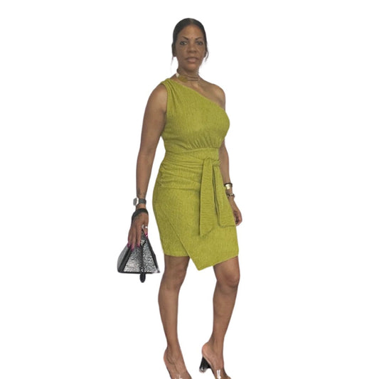 Alpha C Apparel Women Solid Color Casual Dress Alpha C Apparel