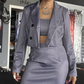 Women Chic 3 Piece Business Suit business siuit Alpha C Apparel