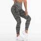 Women High Waist Camo seamless leggings gym sports tights Alpha C Apparel camo 13 / XS