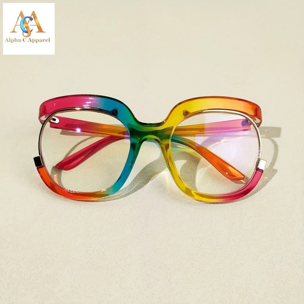 Alpha C Apparel Fashionable Clear Lens Glasses for Men & Women - Owl Frame Alpha C Apparel Color