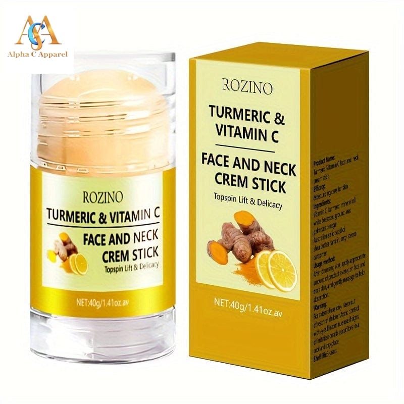 Turmeric & Vitamin C Face Neck Cream Stick face products Alpha C Apparel 40g