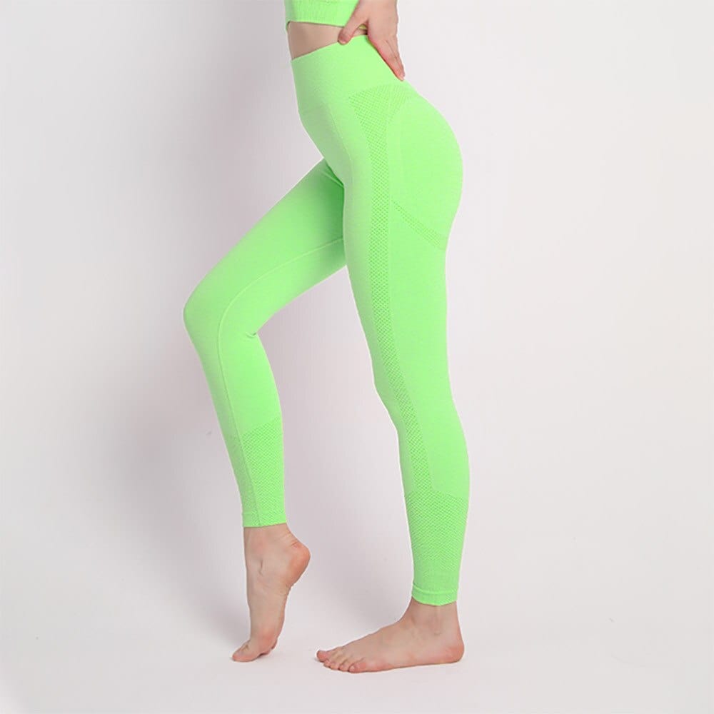 Yoga Leggings Sport Women Fitness Legging Seamless Workout Leggings  Fashion Push Up Leggings Gym Women Clothing Dropshipping Alpha C Apparel fruit green / S