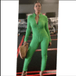 Women one piece jumpsuit Alpha C Apparel Green