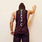 Men Sleeveless Sport Fitness Gym T-Shirt Alpha C Apparel M / Black
