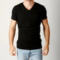 Men Casual V Neck Basic Slim Style T-shirt Alpha C Apparel
