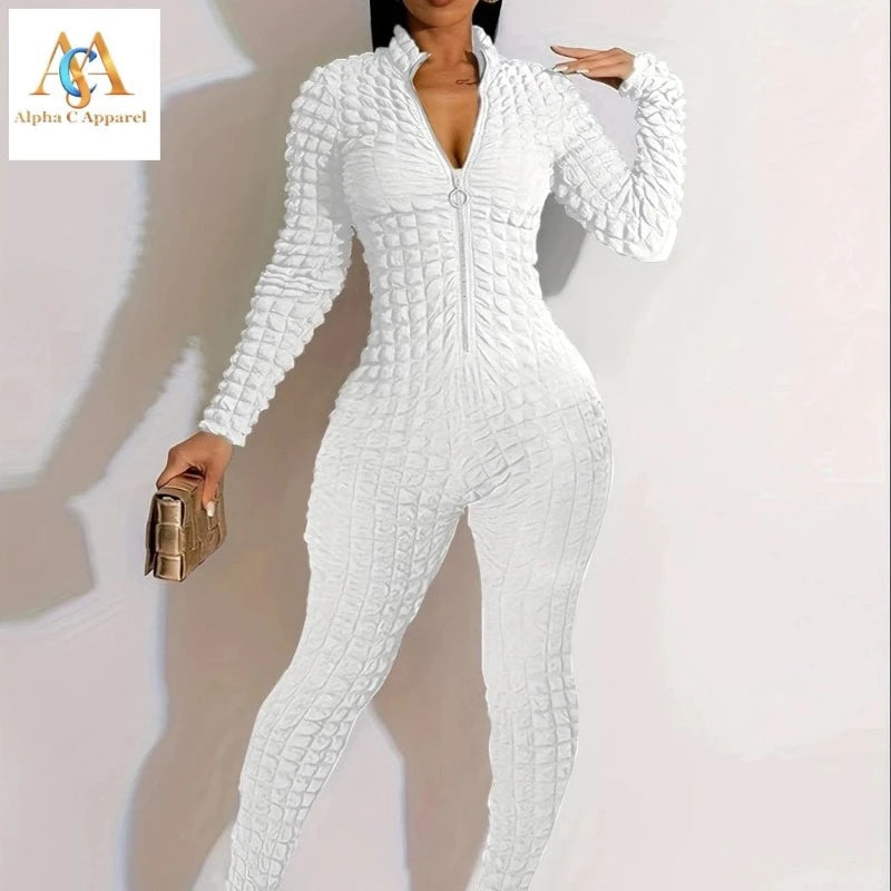 Women White One Piece Jumpsuit