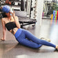 Women Solid Butt Lifting High Waist Workout Gym Fitness Yoga Pants Alpha C Apparel S / Blue