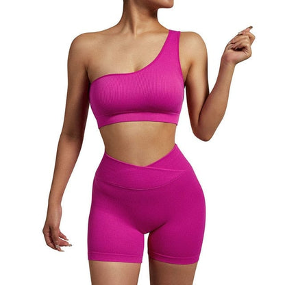 Sport Outfit Sports Sets Fitness Suit for Gym Wear Workout Clothes Gym Clothing Sportswear Sport Outfit Seamless Yoga Set Alpha C Apparel SSWD003DF / S