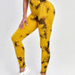 Tie Dye Yoga Pants Sport Leggings Women Seamless High Waist Push Up Woman Tights Fitness Workout Leggins Gym Clothing 2023 New tights Alpha C Apparel S / Yellow black