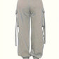 High Waist Jogger Pants - Alpha C Apparel, Solid Flap Pockets, Casual Spring/Fall women apparel Alpha C Apparel