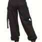 High Waist Jogger Pants - Alpha C Apparel, Solid Flap Pockets, Casual Spring/Fall women apparel Alpha C Apparel