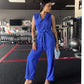 Women One Piece Tie Weight Jumpsuit Alpha C Apparel