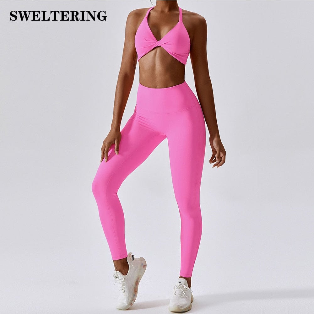 Yoga Set Women's Tracksuit Fitness Sports Set Workout Clothes For Women Gym Set Women Outfits Sports Bra Yoga Pants Yoga Suit Alpha C Apparel