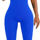 YIOIOIO Women Workout Seamless Jumpsuit Yoga Ribbed Bodycon One Piece Square Neck Leggings Romper. Back to results Amazon