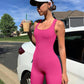 YIOIOIO Women Workout Seamless Jumpsuit Yoga Ribbed Bodycon One Piece Square Neck Leggings Romper. Back to results Amazon