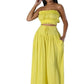 FASHION WOMEN TWO PIECE SET By Claude YELLOW / S