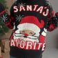 Santa Mock Neck Long Sleeve Sweater