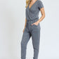 Short Sleeve Jogger Jumpsuit Casual EG fashion