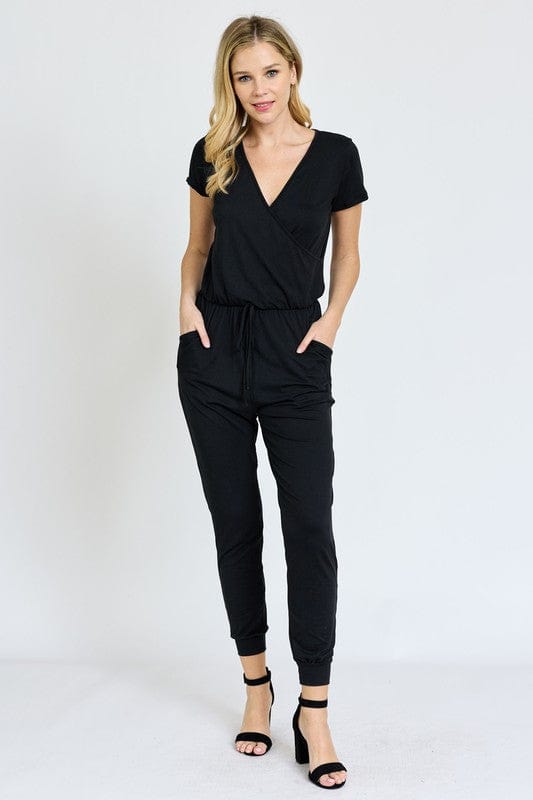 Short Sleeve Jogger Jumpsuit Casual EG fashion