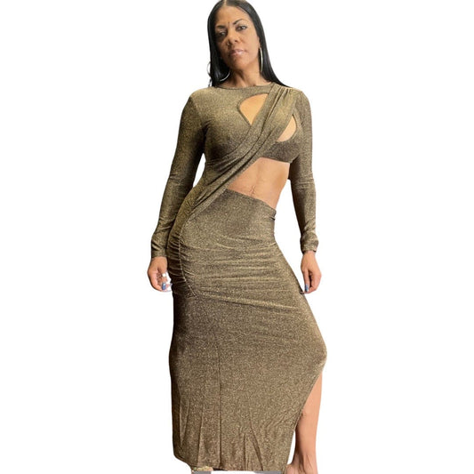 Alpha C Apparel Women Long Elegant Dress Dresses Knowfashion styles Small