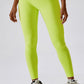 Wide Waistband Slim Fit Back Pocket Sports Leggings Activewear Trendsi