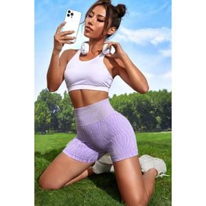 Wide Waistband Slim Fit Active Shorts Shorts Trendsi