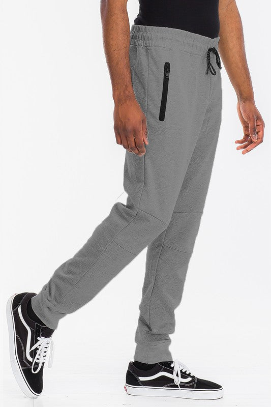 Weiv Mens Solid Heathered Jogger WEIV CHARCOAL / S