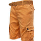 Weiv Mens Belted Cargo Shorts with Belt WEIV RUST / 2XL