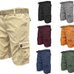 Weiv Mens Belted Cargo Shorts with Belt WEIV